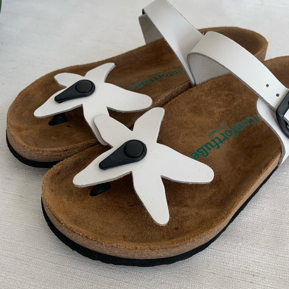 Comfortfube Handmade Leather White Flower Sandals Woman’s EU38/US7-8 - Picture 5 of 12